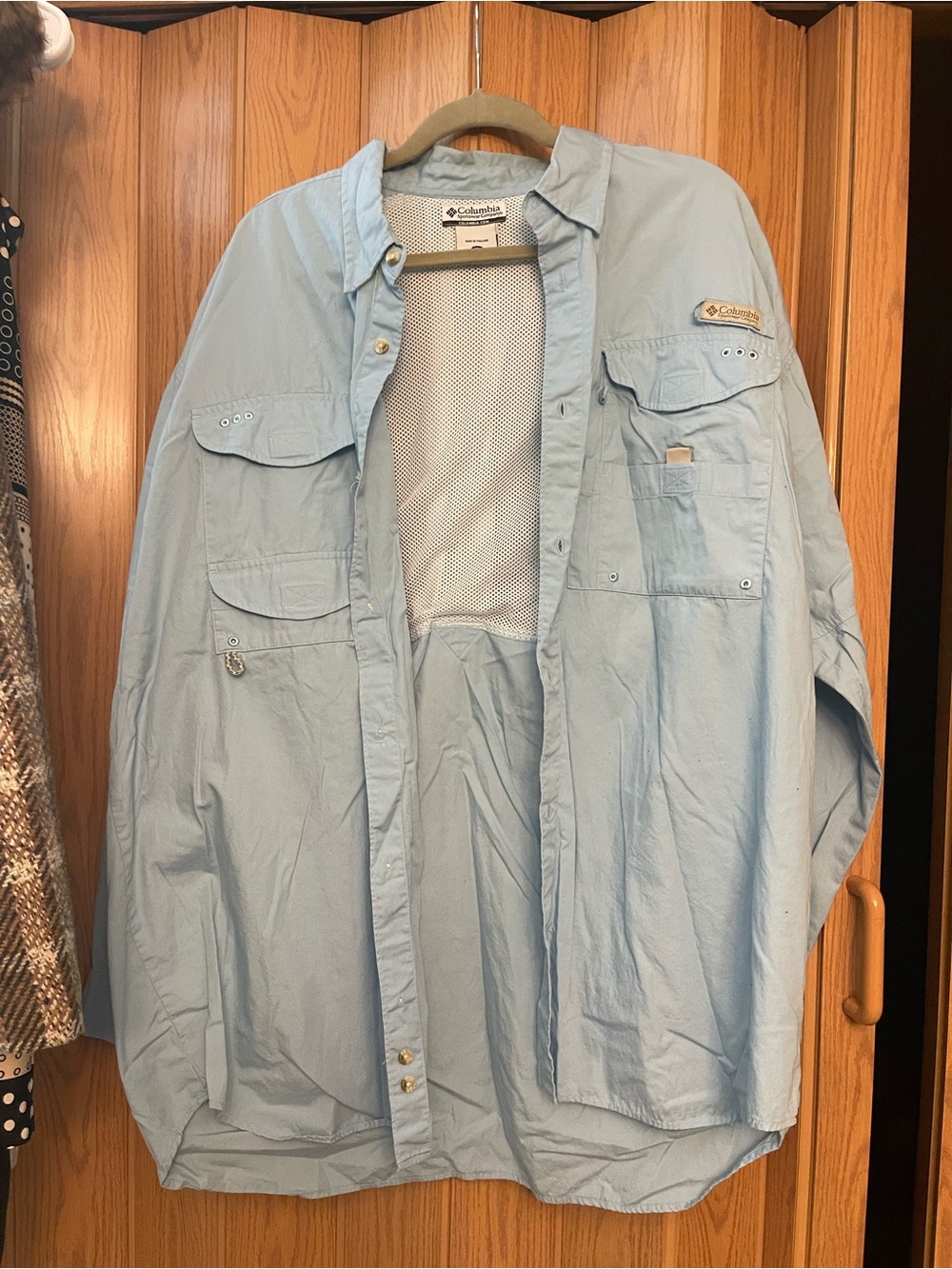 Columbia Men’s PFG Long Sleeve Vented Fishing Shirt